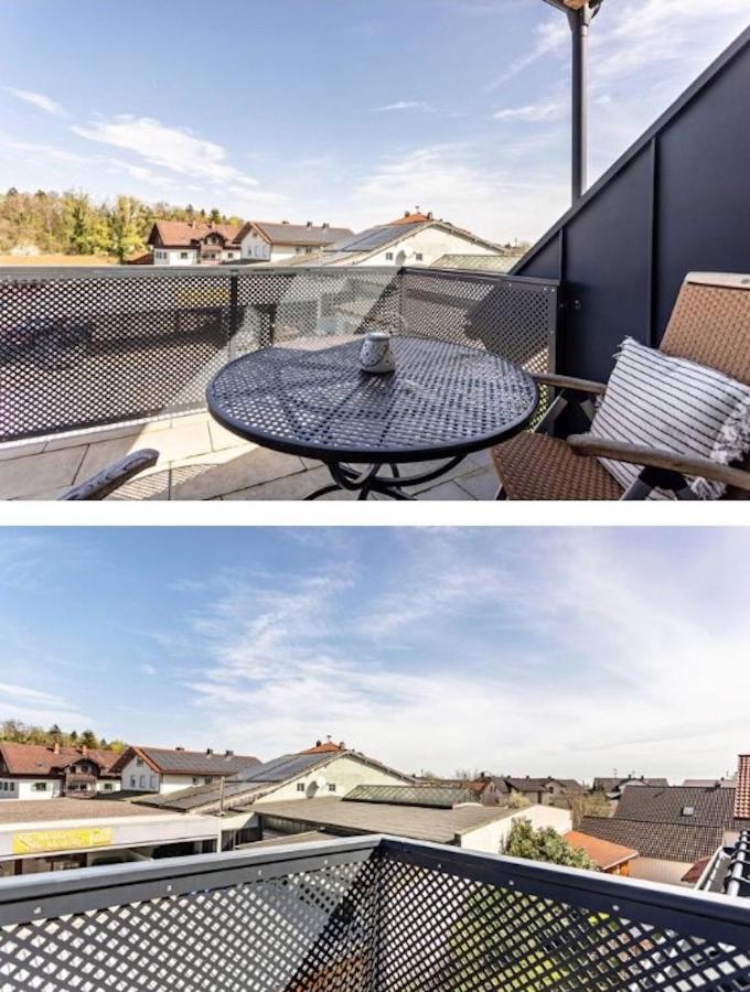 Terralpin Apartments - Charmante Dg Wohnung Mit Balkon Bruckmühl Eksteriør billede